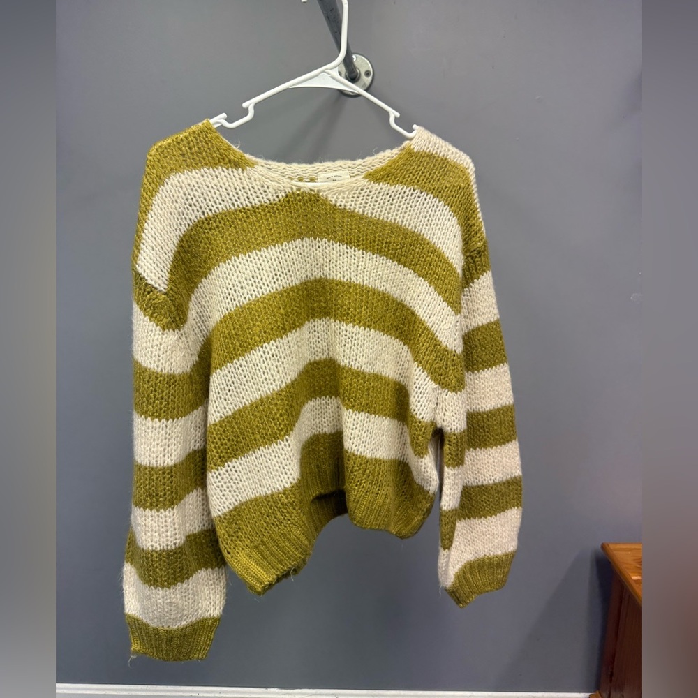 Billabong striped oversized small sweater.